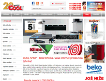 Tablet Screenshot of coolshop.rs